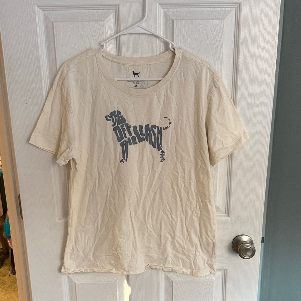 The Black Dog Classic Cream T-Shirt